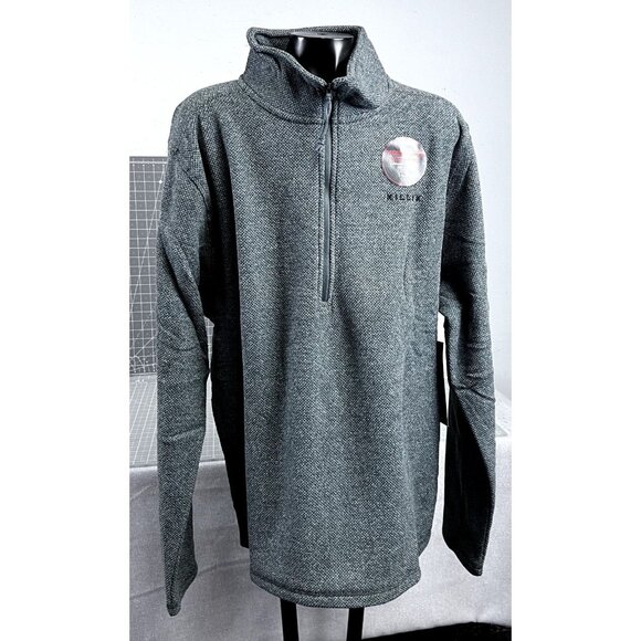 Killik Other - Killik Long Sleeve 1/4 Zip Charcoal Heather Pullover Men's Essential Sz L New
